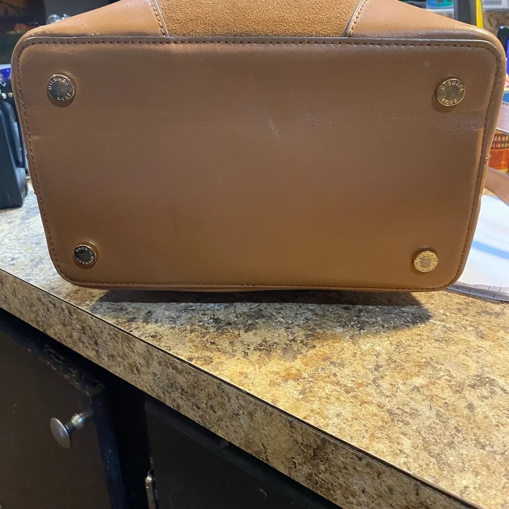 Michael Michael Kors Cary MD Suede Bucket Bag - Picture 5 of 7